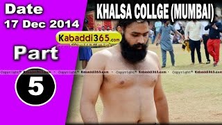 Khalsa College (Mumbai) Kabaddi Tournament 17/18 Dec 2014 Part 1 by Kabaddi365.com