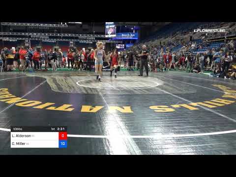 106 Lbs Cons 32 2 Lili Alderson Wisconsin Vs Cameron Miller Virginia