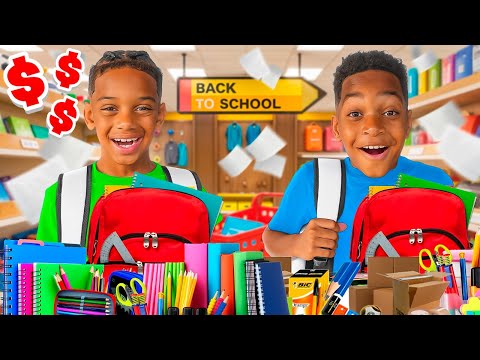 BACK TO SCHOOL SUPPLIES SHOPPING **NO BUDGET**