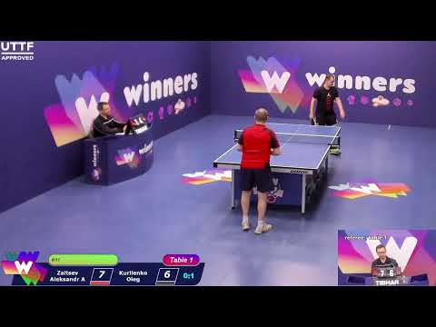 WINners CUP table 1 02.02 Zaitsev Aleksandr A - Kurilenko Oleg 14:30
