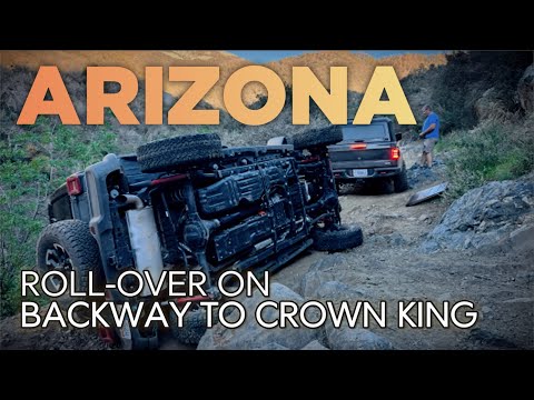 Arizona Off Road Backway to Crown King and a Rollover Near