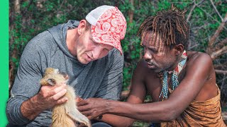 African Tribe Offers Me Monkey Meat!! Three Days with the Hadza Tribe!! (Full Documentary)