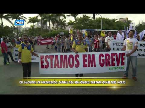 Dia Nacional da Paralisação: Florianópolis fica sem ônibus por mais de duas horas