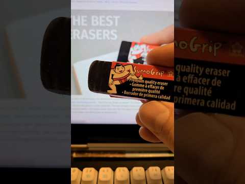 The Top (Best) Erasers according to JetPens.com - Top Choice is the Sakura Sumo Grip Japanese Eraser