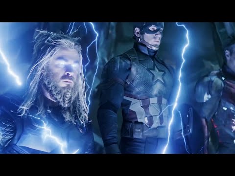 Ironman, Thor y Capitán América Vs Thanos | Avengers Endgame | 4K