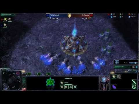 StarCraft 2- PvZ BabyKnight vs Snute (g1) by aust77sc