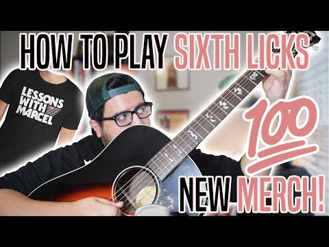How To Play Country & Bluegrass Guitar Sixth Licks (AND NEW MERCH!)