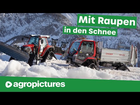 Mit Raupen in den Schnee | Lindner Lintrac und Unitrac | Traktortechnik am Freitag