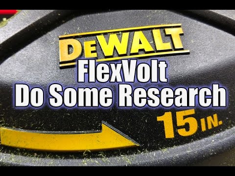 DEWALT FlexVolt 60V String Trimmer Review - DCST970X1