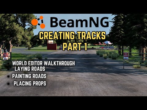 BeamNG Drive - HOW TO MAKE TRACKS PART 1