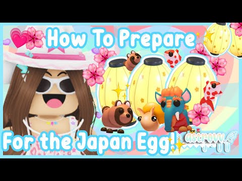 How To PREPARE For The Japan Egg In Adopt Me! (Roblox) | AstroVV