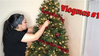 Vlogmas #1 | shopping + putting up the tree🌲