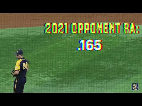 Jacob Watters RHP-Oakland A's: 2022 MLB Draft, 4th Rd, 124th overall #2022mlbdraft #oaklandas #wvu