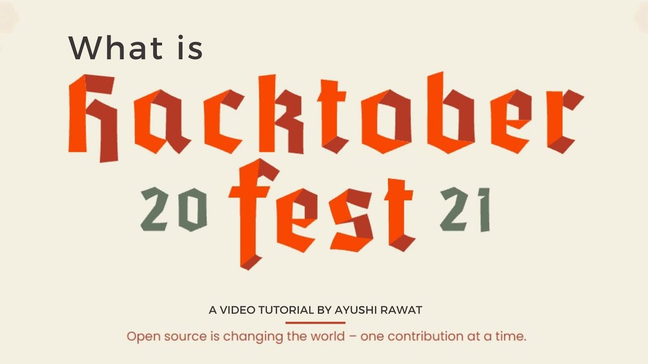 What is Hacktoberfest? Hacktoberfest 101