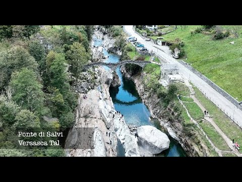 Alpentour 10-2022 (4) Versascatal im Tessin - Staudamm, Ponte di Salvi,  3h Ausflug von Locarno