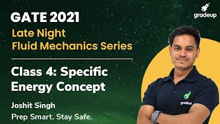 Specific Energy Concept | Late Night Fluid Mechanics Series | GATE 2021 | Joshit Sir | Gradeup