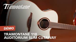 Lâg T118ASCE-BRS Tramontane Auditorium Slim Cut Électro Brown Shadow - Video