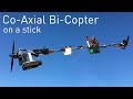 Coaxial BiCopter Flying Stick Brushless Rocket Project RCTESTFLIGHT