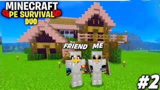 We made our house (Duo Survival part-2) #minecraft #gameplay 