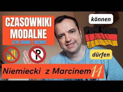 CZASOWNIKI MODALNE KÖNNEN i DÜRFEN - szyk zdania i różnice I Niemiecki online z Marcinem#odc.14