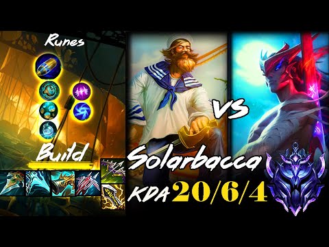 [ Solarbacca ] Gangplank vs Yone Top -  Preseason 12 - Diamond III 19 LP