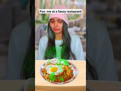 Pov: eu em um restaurante chique (ponto 1). #shorts