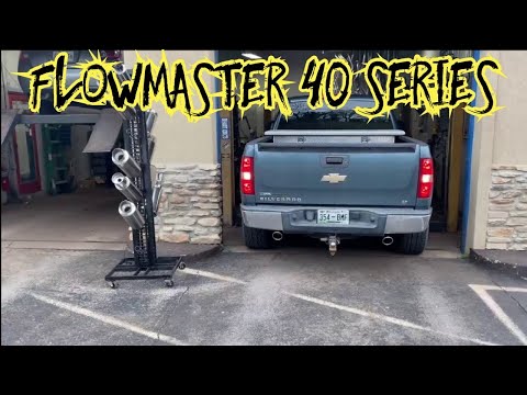 Chevy Silverado DUAL EXHAUST w/ FLOWMASTER 40 Series!
