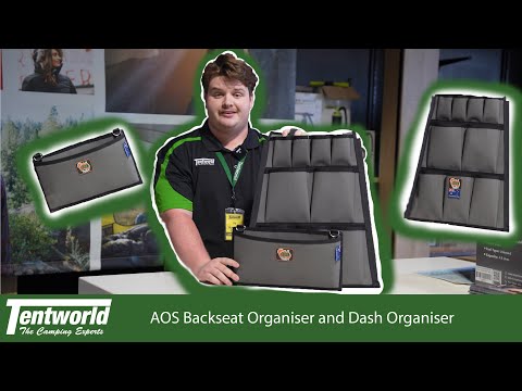 AOS Canvas Seat Back Organiser / Door Dash - Aussie Made Tough Canvas Gear!