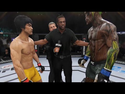 Bruce Lee vs. Galaxy Groot (EA sports UFC 3)