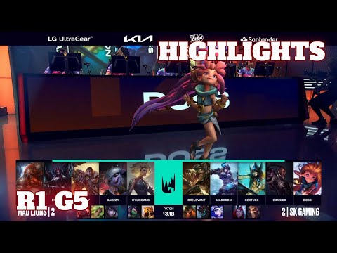 MAD vs SK - Game 5 Highlights | Round 1 LEC Winter 2023 Playoffs | Mad Lions vs SK Gaming G5