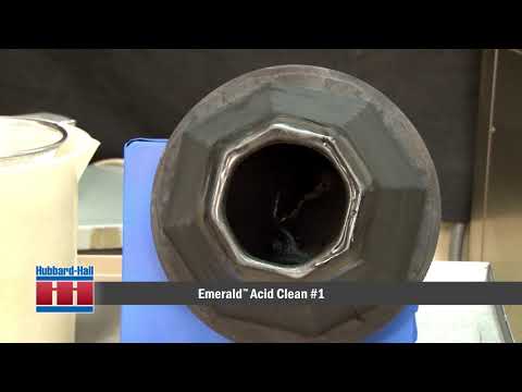 Cleaning Stainless Steel with Emerald® Acid Clean #1