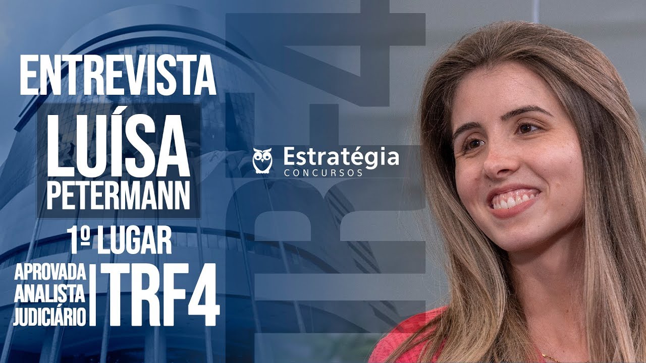 APROVADA | LUÍSA PETERMANN | TRF4 | ANALISTA JUDICIÁRIO | 1º LUGAR