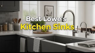 TOP 5 Best Lowes Kitchen Sinks 2026 | Best stainless steel sinks
