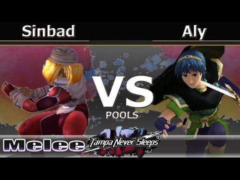 Sinbad (Sheik) vs. Aly (Marth) - Melee Pools - TNS7