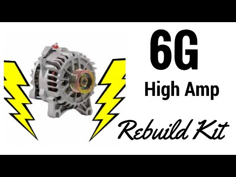 6G High Amp Rebuild Kit For a Ford Alternator