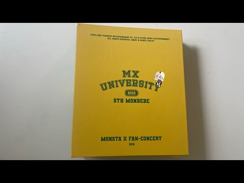 ✨MONSTA X 2021 FAN-CONCERT [MX UNIVERSITY] DVD - UNBOXING✨