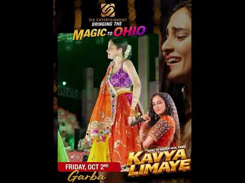 Kavya Limaye Live in Ohio 2026 | Biggest Garba Dandia Festival!