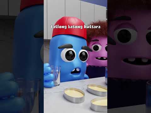 TATLONG BASONG KUTSARA (Animation Meme) #shorts