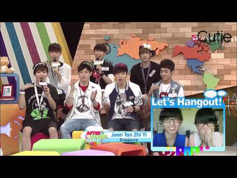 [130710] 100% Rokhyun, Jonghwan & Hyukjin singing Longing For You @ After School Club