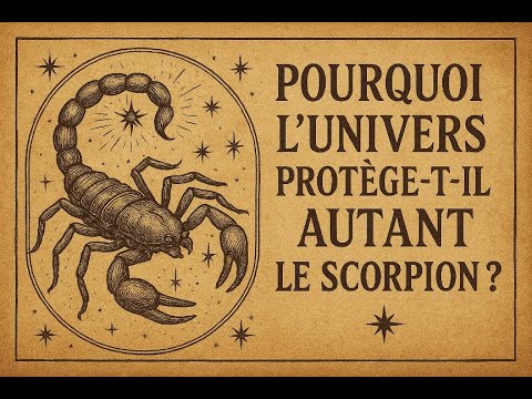 🦂✨ POURQUOI L’UNIVERS PROTÈGE-T-IL AUTANT LE SCORPION ? 🔮