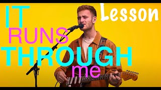 It Runs Through Me Guitar Lesson Tom Misch. Tutorial With Tab.