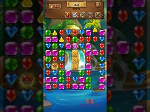 Jewel Mash TREASURE ISLAND Level 10