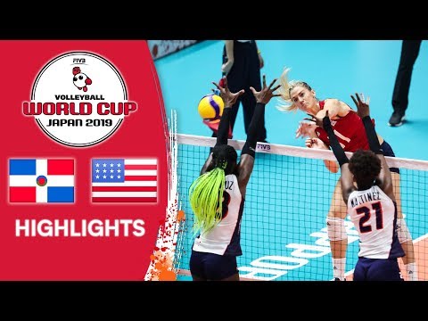DOMINICAN REPUBLIC vs. USA - Highlights | Women's Volleyball World Cup 2019