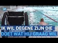 Paralympiër Geert wil het IJsselmeer over zwemmen