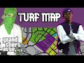 The Ocult GTA V Gangs Territories On MAP Complete