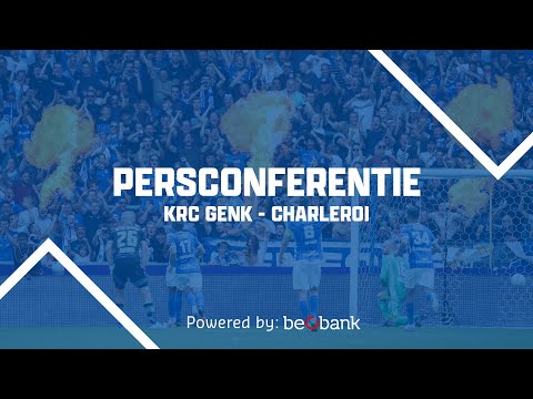 Persconferentie KRC Genk-Charleroi // 04-11-2022