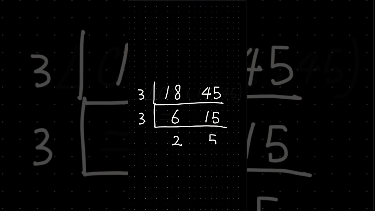 速算最小公倍数 LCM fast track