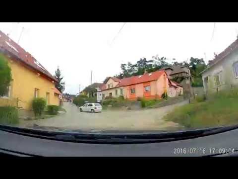 Time lapse 6x:Driving Brno-Strelice-Vyskov-Lulec-Rousinov-Brno (Czech Republic) 110km