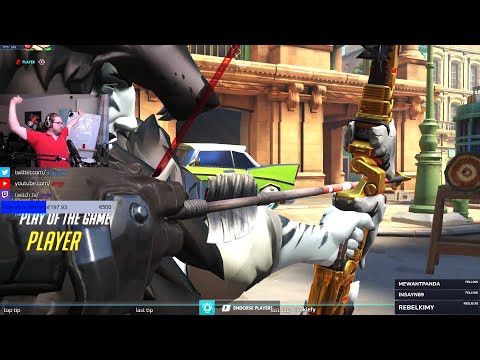 Arrge Carry Hanzo - POTG! [ Overwatch Season 35 GM ]