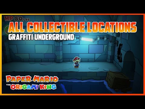 Paper Mario The Origami King | Graffiti Underground 100% All Collectibles Guide
